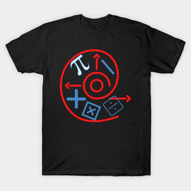 Math spiral T-Shirt by Shadowbyte91